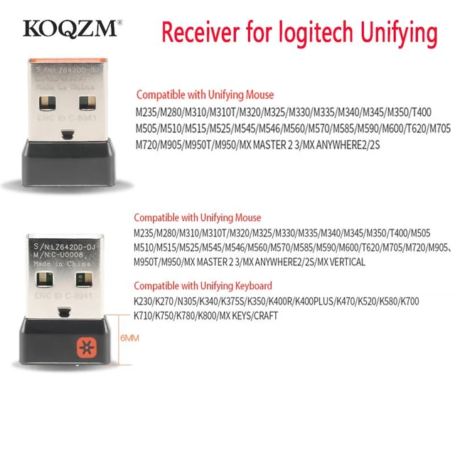 Logitech New Unifying USB Receiver for Mouse Keyboard M515 M570