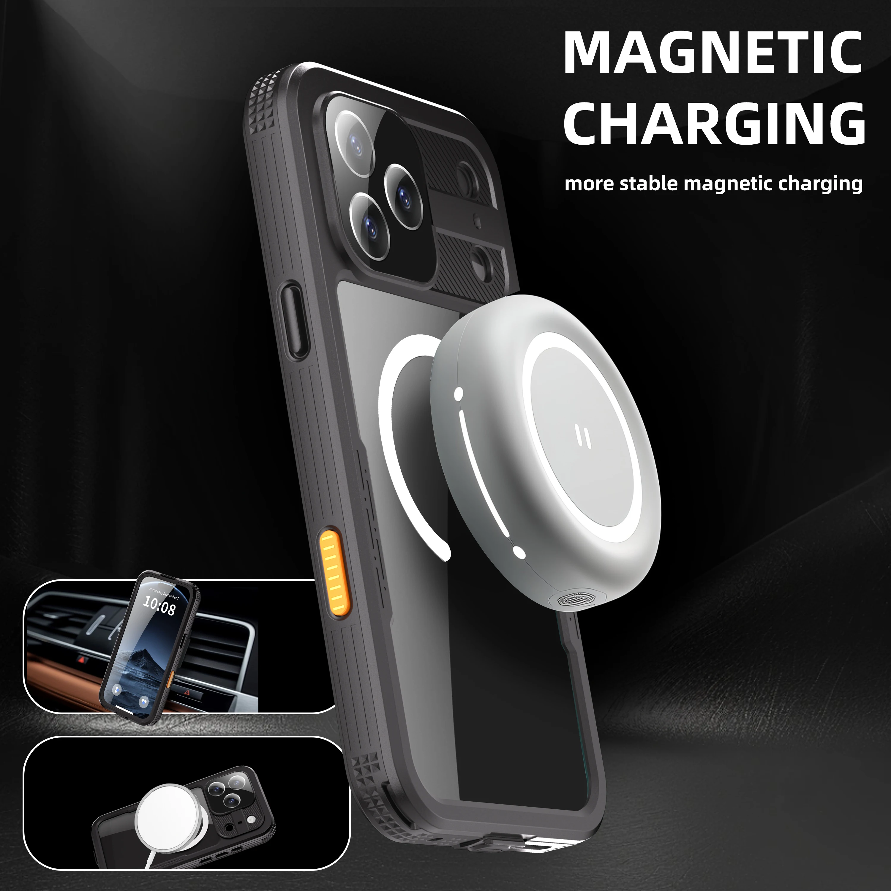 Shellbox Magnetic Shockproof Dustproof Waterproof Phone Case - Durable Protective Cover