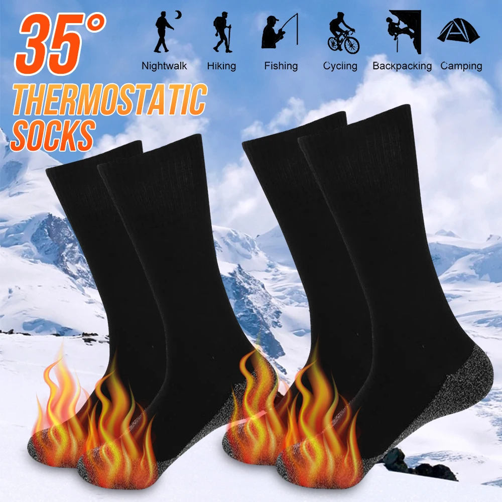 1-2Pairs-Winter-Self-Heating-Socks-for-Men-Women-Thermal-Heated-Socks ...