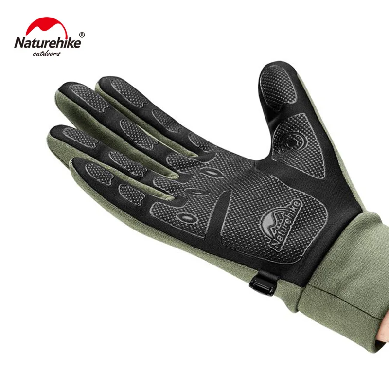 Naturehike Touch Screen Anti-skid Gloves Mountaineering Cycling Hiking Non-Slip Portable Gloves NH20FS032 motorcycle gloves touch screen gloves bicycle gloves