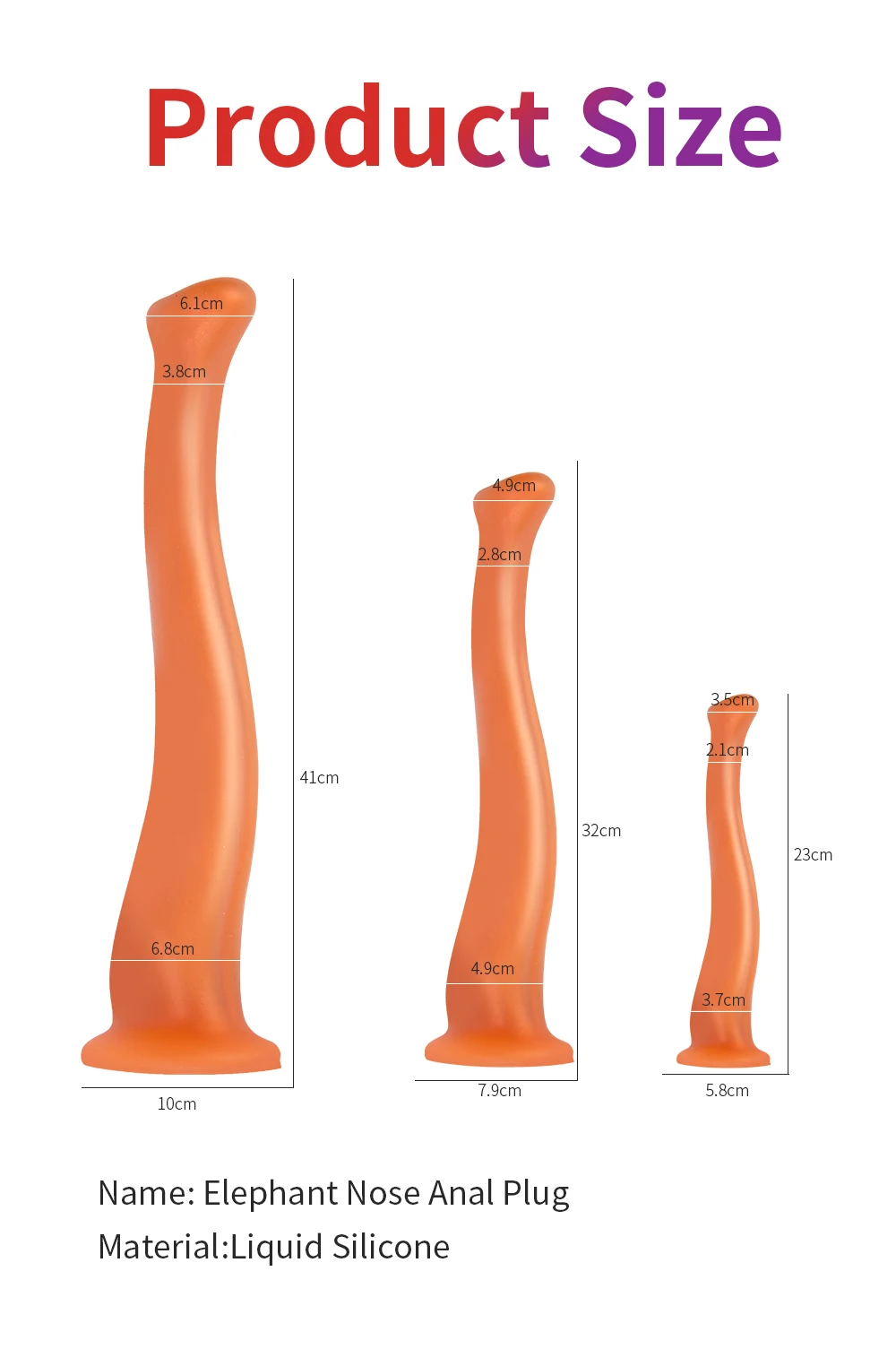 Realistic Long Anal Dildo Buttplug For Men And Women_voghion.com