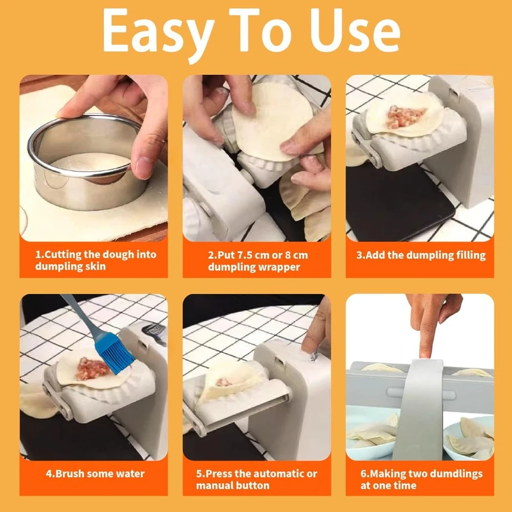 Double Head Automatic Electric Dumpling Maker image 2