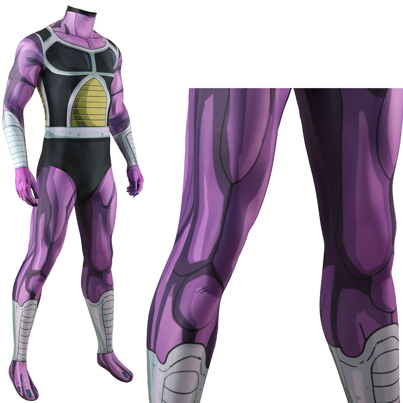 Dragon Ball Z: King Cold | Cosplay Spandex Bodysuit 35 Dragon Ball Z-Inspired King Cold Cosplay Spandex Bodysuit for Adults and Kids