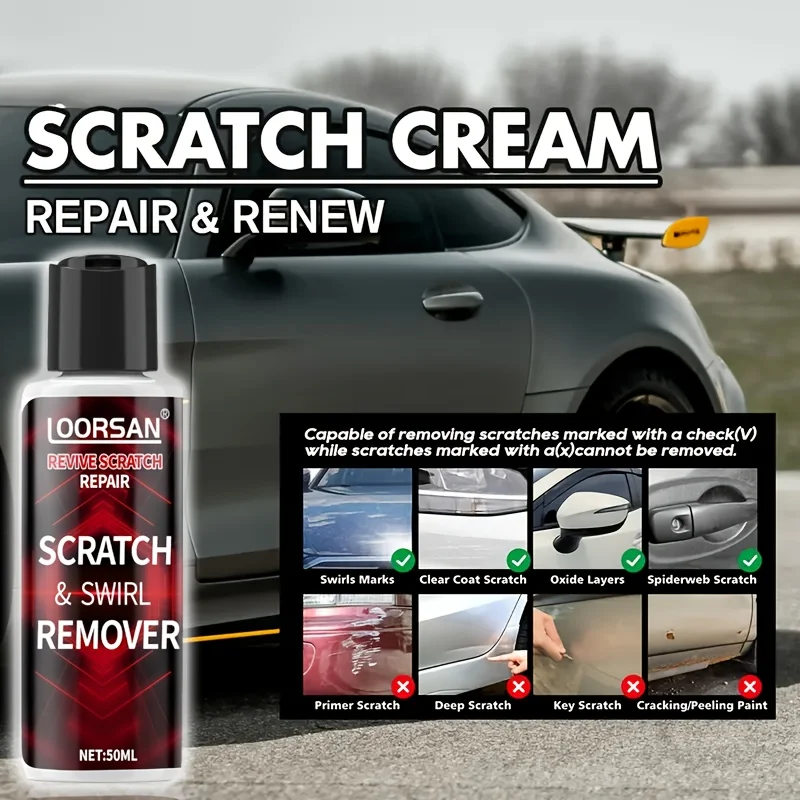 ערכת תיקון שריטות חדשה - מקצועית, יעילה, מרכיב אוניברסלי, שעווה אנטי-שריטות לכל הצבעים