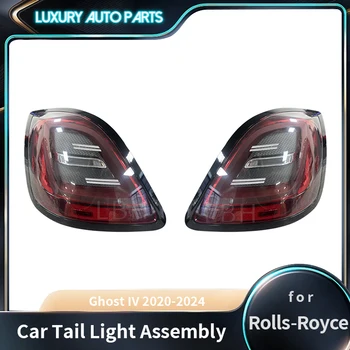 Fit for Rolls Royce Ghost IV 2020-2024 Car Tail Light Assembly Bumper Backup Light Turn Signal Stop Warning Brake Lamp Tail Lamp