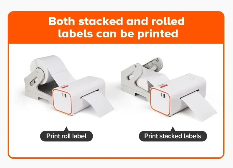 GlowMart M4202 Thermal Shipping Label Printer High Efficiency 4 x 6 Label Printer A6 Size for Waybill logistics