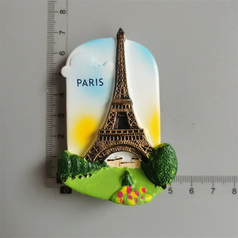 Parigi Francia Souvenir turistico Magneti per frigorifero Torre Eiffel Adesivi magnetici francesi Decorazione Annecy sul frigorifero Regali da viaggio  15