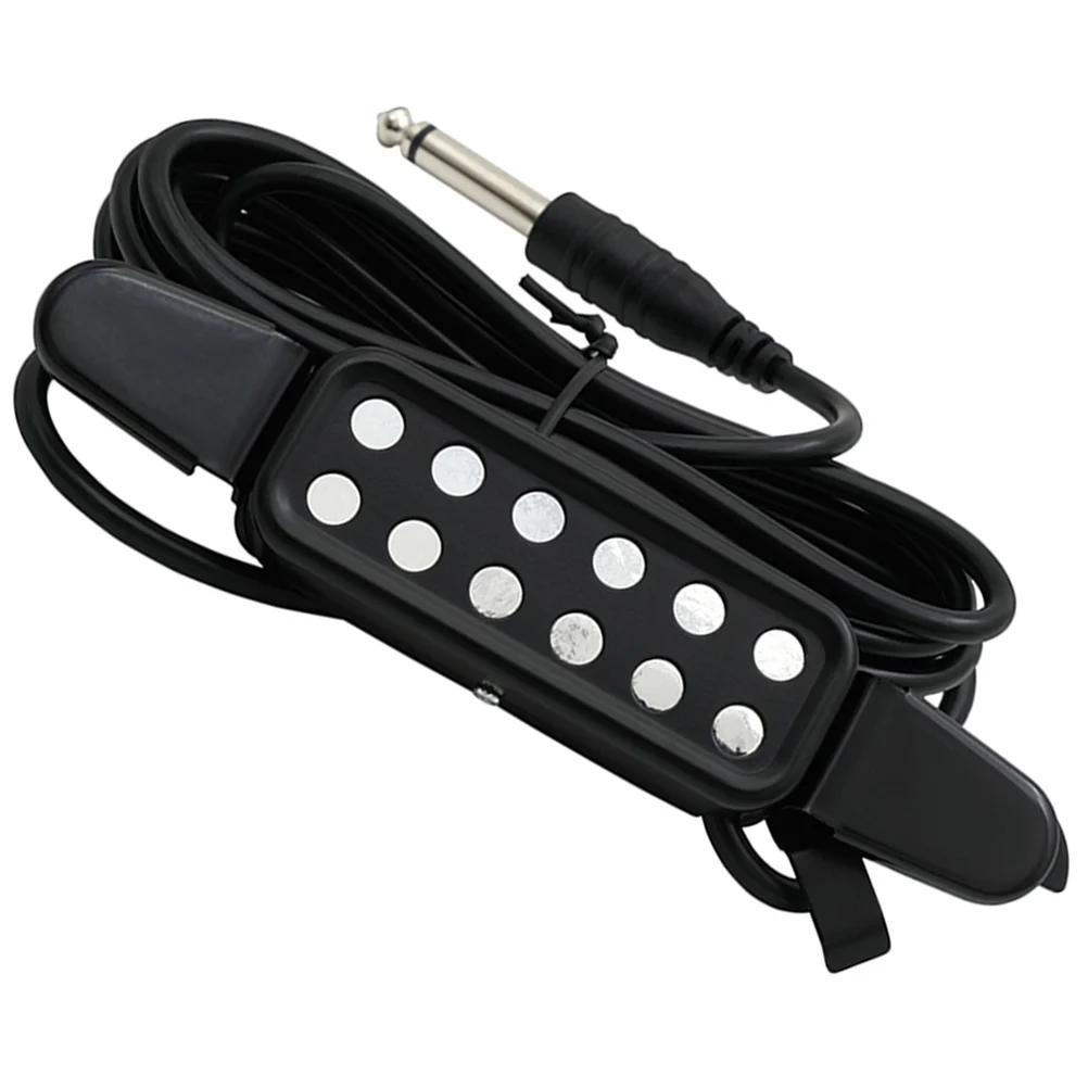 

Universal Folk Guitar Sound Hole Pickup Electric Guitar Pickup Accessory Acoustic Guitar Pickup with Cable Cord