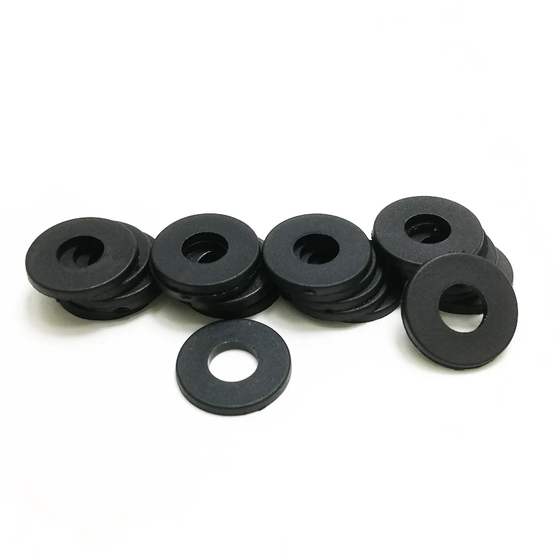 Nylon Washers M2 M2.5 M3 M4 M5 M6 M8 250PCS Nylon Washers Plastic Insulation Spacers Seals Black White Set Gasket Ring Kit screw washer nut kit