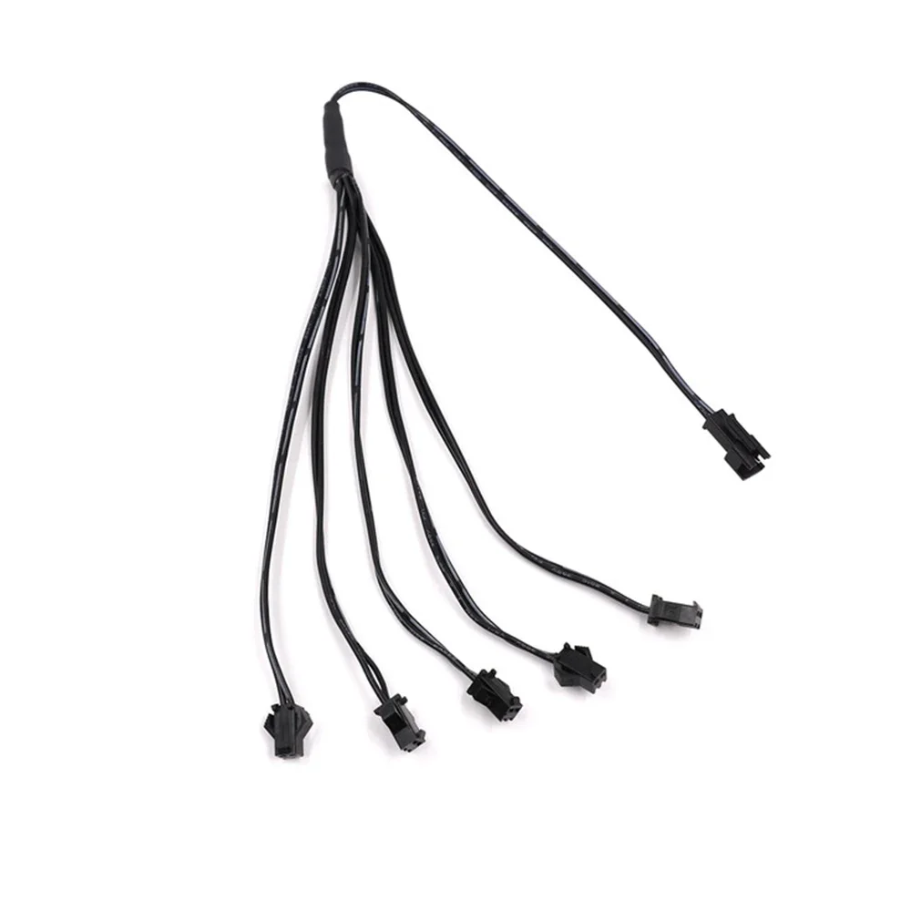 2pin EL Wire Splitter Connector 1 to 2 3 4 5 6 7 8 9 10 Ways Cable LED Neon Light Wiring Fittings Splitting Wire Lamp Accessorie