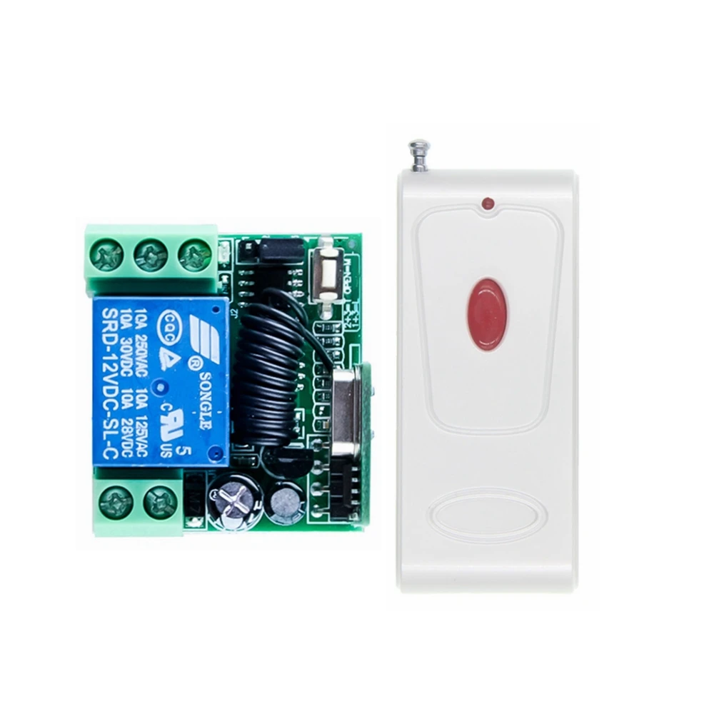 RFController433MHZDC12V1CHReceiverWirelessRemoteControlHome