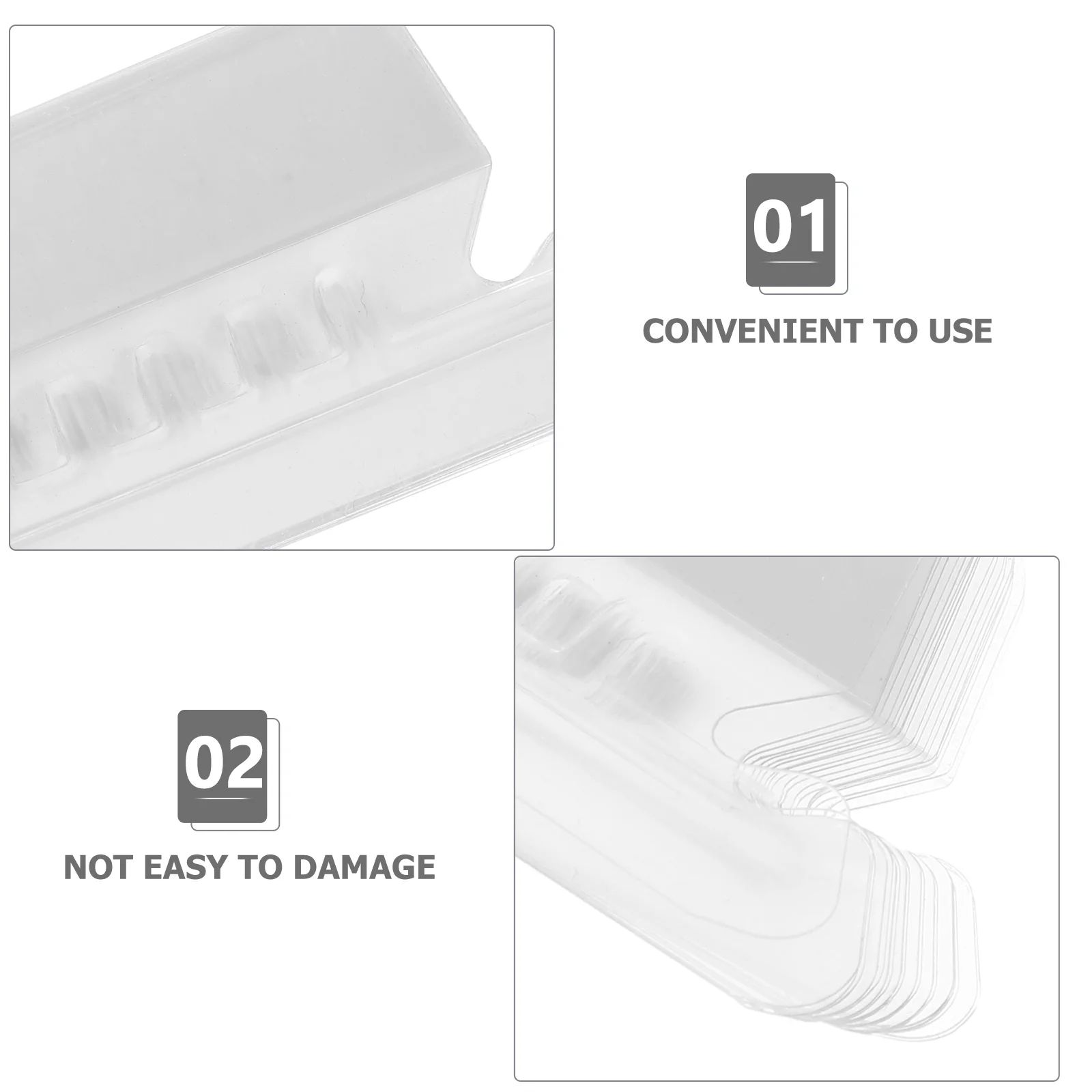 100 Pcs Folder Label Clip Hanging File Labels for Folders Tabs and Inserts Suspension Small Dividers with Binder Files