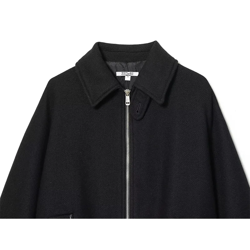 Women's Jacket Autumn Winter 2025 New Fashion Long Sleeve Zipper Bomber Jackets Coat Casual Loose High Street New Outerwear