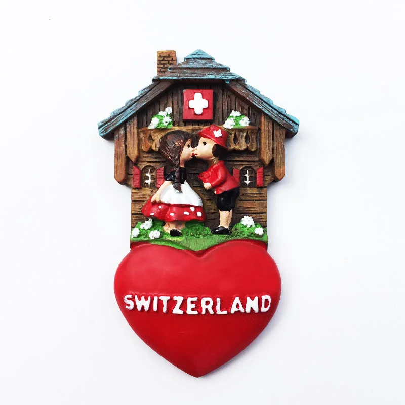 Europe Switzerland Lucerne Magnet Tourist Souvenirs Refrigerator Magnetic Stickers