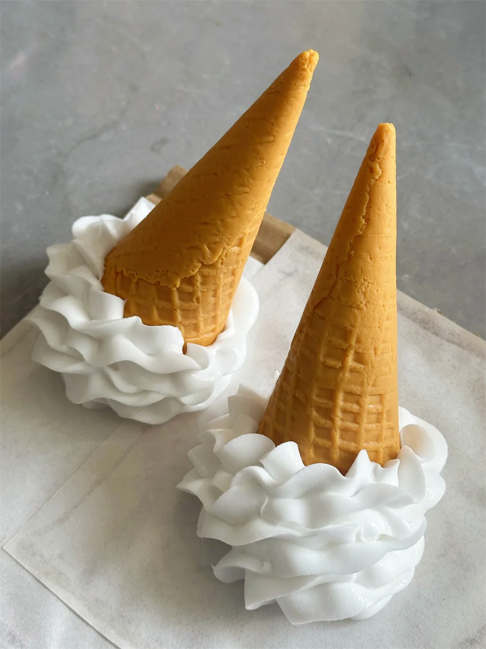 面白いドロップアイスクリームコーンドアストッパーかわいい 3D 抗