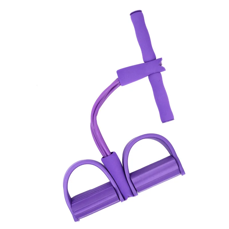 4 benzi elastice de tragere pentru exerciții, vâslit, burtă, bandă de rezistență, sală de sport, antrenament, echipamente de fitness_voghion.com
