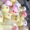 Kawaii Squeeze Toy Sticky Mini Chick Pig Dog Stress Relief Toy Cute Animal Relief Squeeze Silicone Pinch Toy Keychain Pendant 2