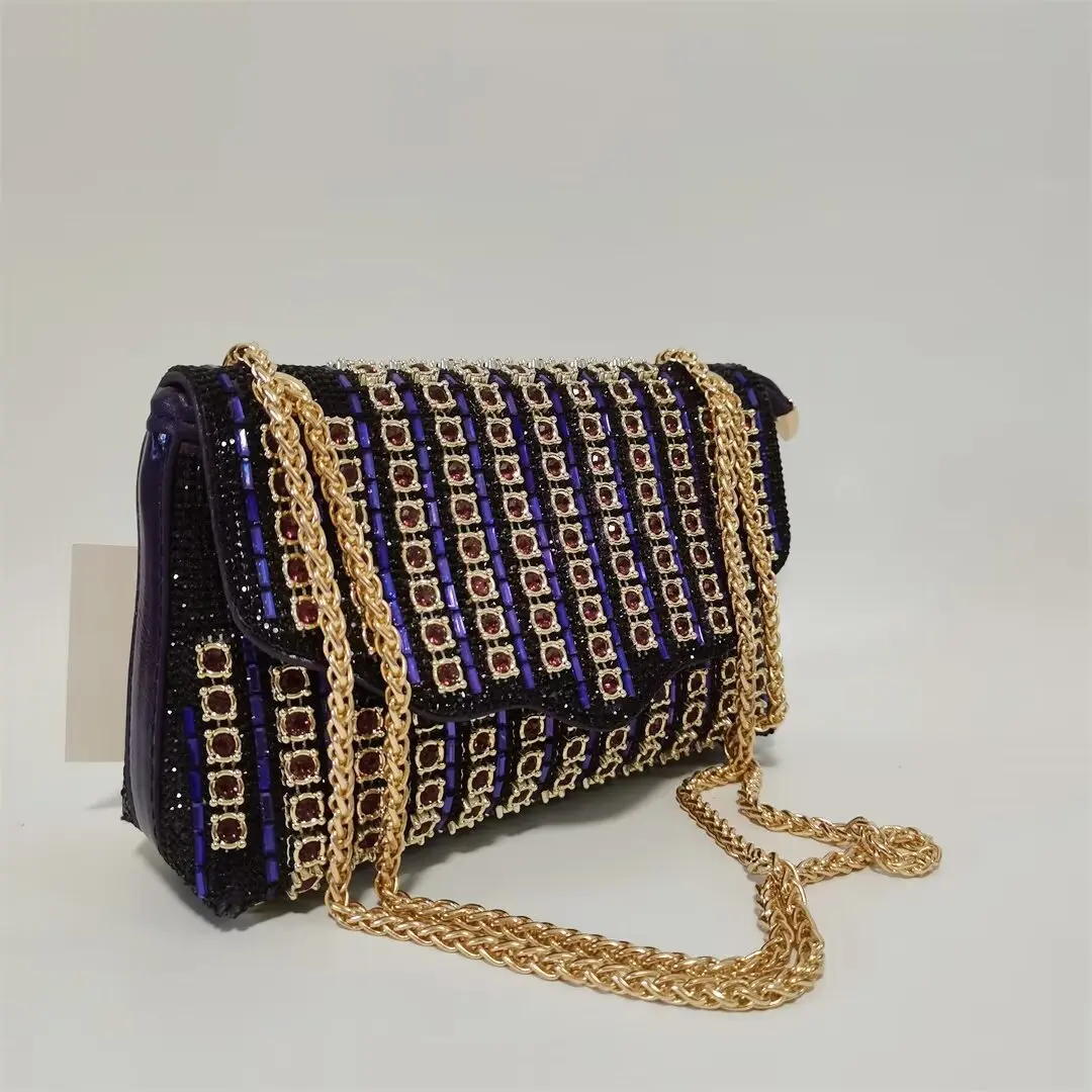 Diamond Shiny Dinner Bag Summer Shoulder Chain Handbag Diamond Embedding Small Square Bag For Women shoulder bags,women evening bag