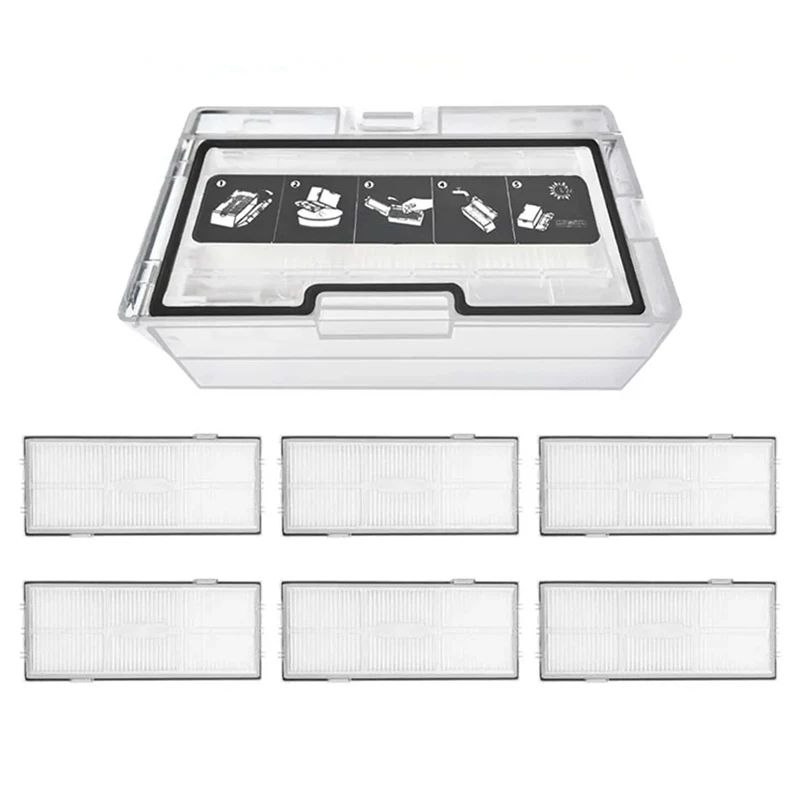 

For Roborock S8 PLUS / S8 Pro Ultra / G20 Robot Vacuum Cleaner Dust Collector Box Dust Bin Spare Parts