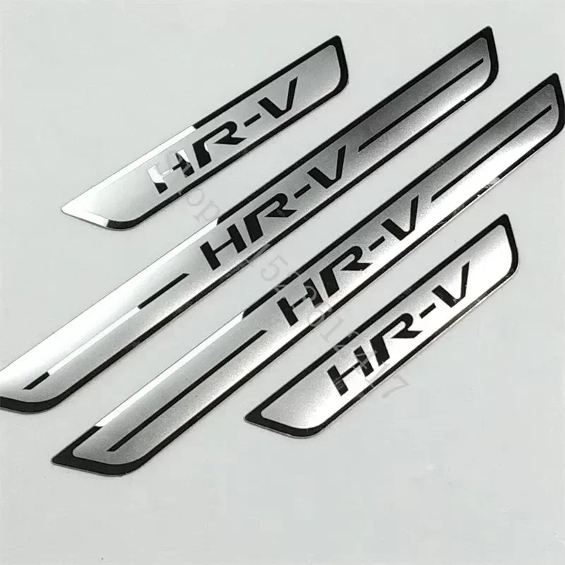 Stainless Steel Scuff Plate Door Sill Guards Thresholds Cover Trims Car Accessories For Honda HRV HR-V Vezel 2014 2015~2025