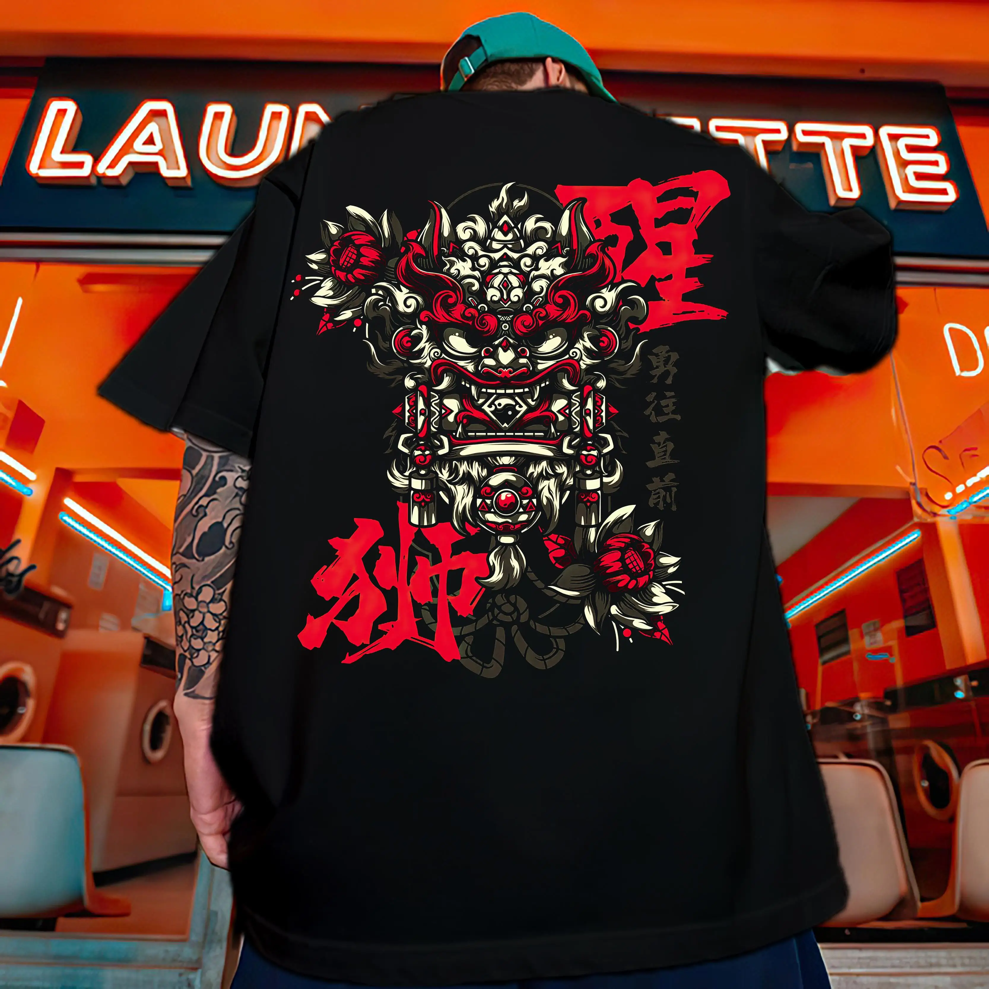 Fashion Men's T-Shirt 3d Chinese Printed Male Clothing Summer