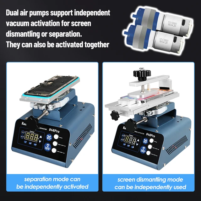 سخان وفاصل شاشات Kaisi 946Pro – دوران 360 درجة في جميع الاتجاهات مع ميزة الميلان 3