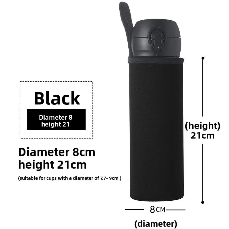 750ML/1000ML/1500ML 머그컵 병 컵 케이스 가방 물병 커버 가방 블랙 병 캐리어 절연 가방
