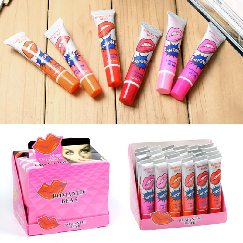 Lip Makeup Lip Glaze Lip Lacquer Lip Tint Lip Stain Lip Gloss Peel Off Liquid Lipstick Waterproof Long Lasting Tear Lipstick Lip Gloss Women Sexy Makeup Tear Pull Lips Mask Cosmetic