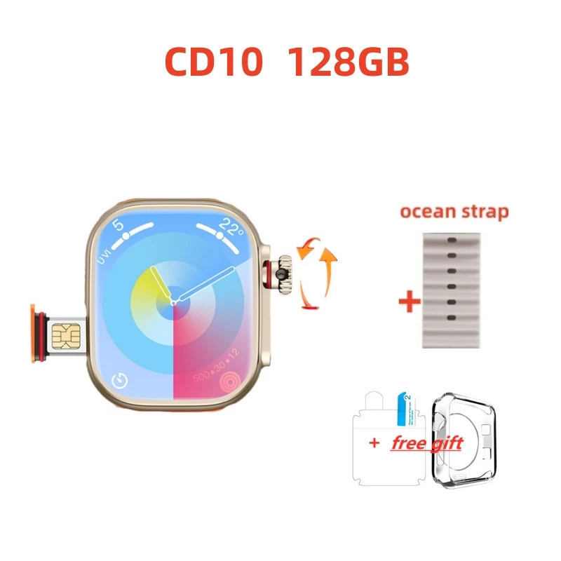 CD10CellularCardGlobalVersionSmartWatch4GBRAMAMOLEDWifiGPS128GBROMPositionAPPBluetoothMenWomenWireless-AliExpress44