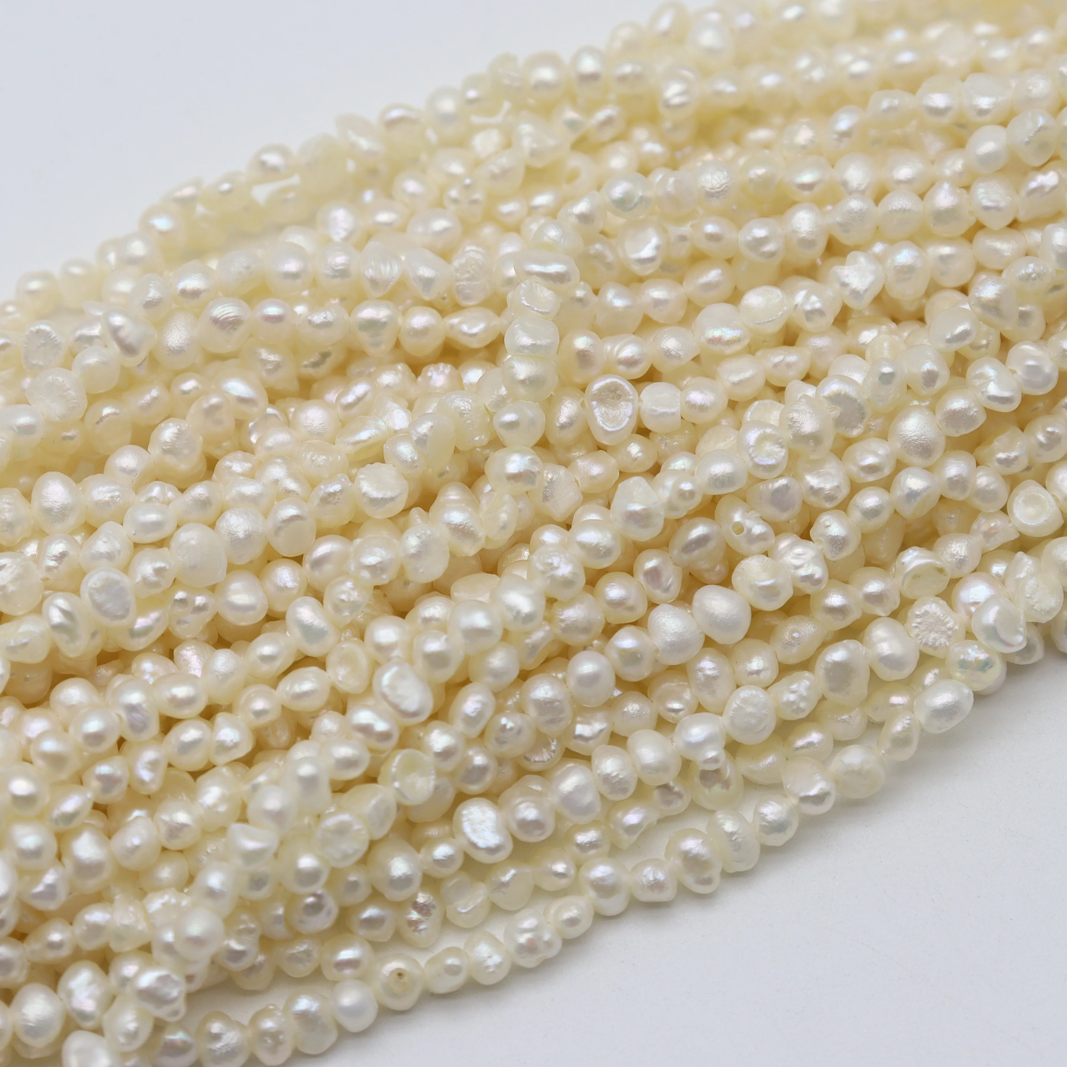 Natural Freshwater Pearl Beads Raw Irregular Shape Pearls for