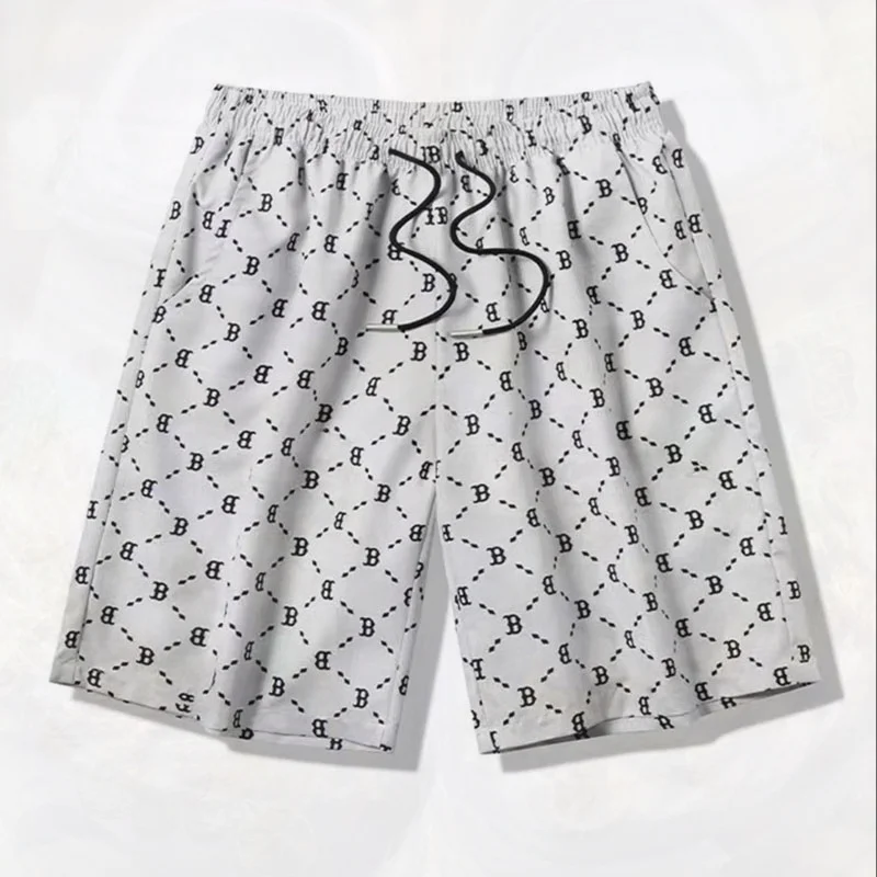 Summer Quick Drying Shorts Men 2023 Cool Breathable Fitness Sport Casual Shorts Men's Soft Comfort Printing Shorts Male 001F