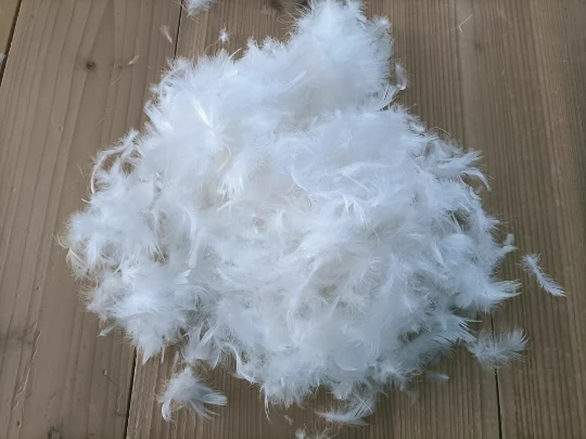 ROSE FEATHER Bulk Goose Down Feather Stuffing & Fill