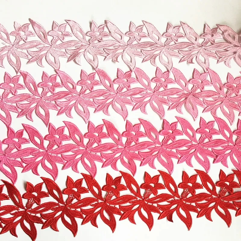 Description Picture 3 of itemCHICKNIT 5 yards numerous colors Embroidered Water soluble lace trimmings for sewing adress Accessories DZ1