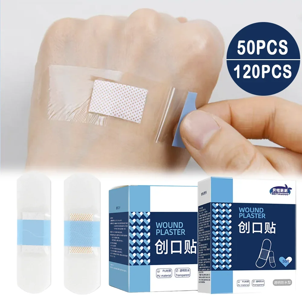 Transparent Medical Plaster Waterproof Adhesive Bandage Home First Aid Kits Wound Antibacterial Sticking Plaster Journey Camping first aid kit wound bandage