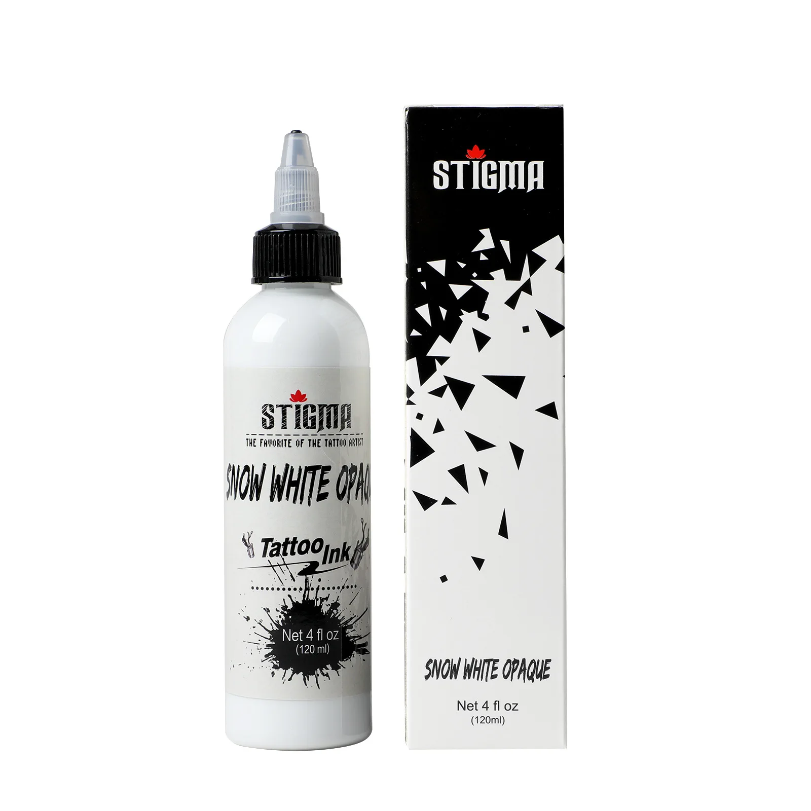 STIGMA 120ml White Tattoo Ink Professional Natural Permanent Tattoo Pigment For Tattoos And body Art Safe Lasting Coloring New