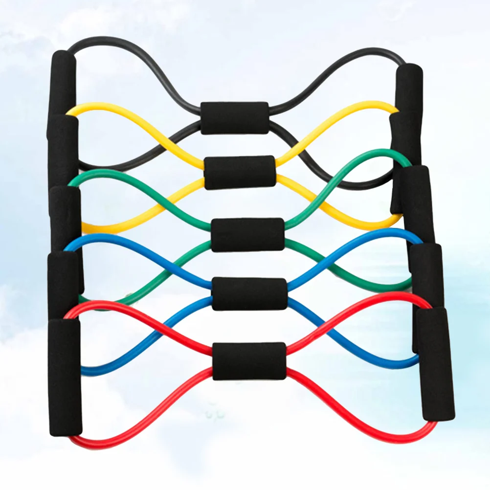 

5 Pcs Resistance Bands Yoga Tube Body Pulling Rope Fitness Chest Developer Shaping Stretch