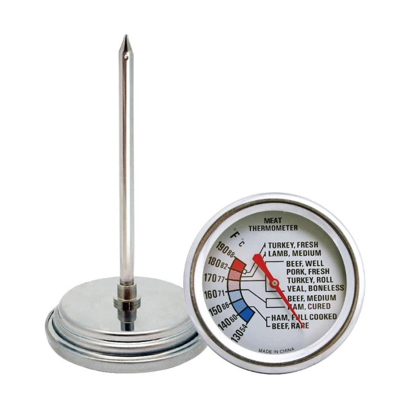 

Dial Oven Thermometer with Probe for BBQ Fry Cooking Grilling DualScale