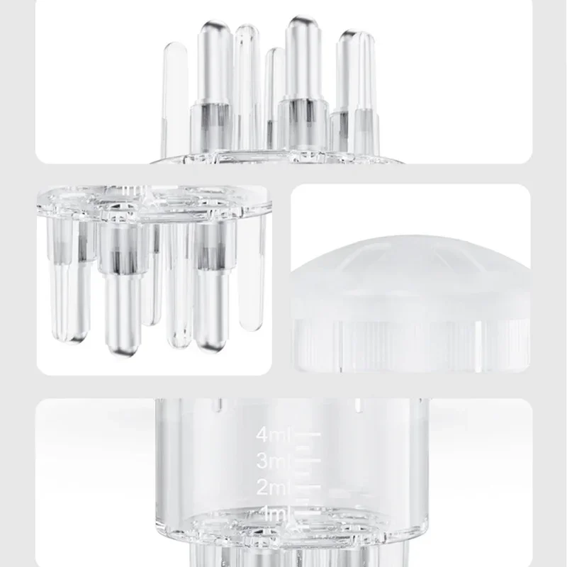 Scalp Liquid Serum Oil Applicator Comb for Hair Scalp Treatment Essential Oil Liquid Guiding Massager Comb Hair Growth Garrafa hair oil applicator bottle