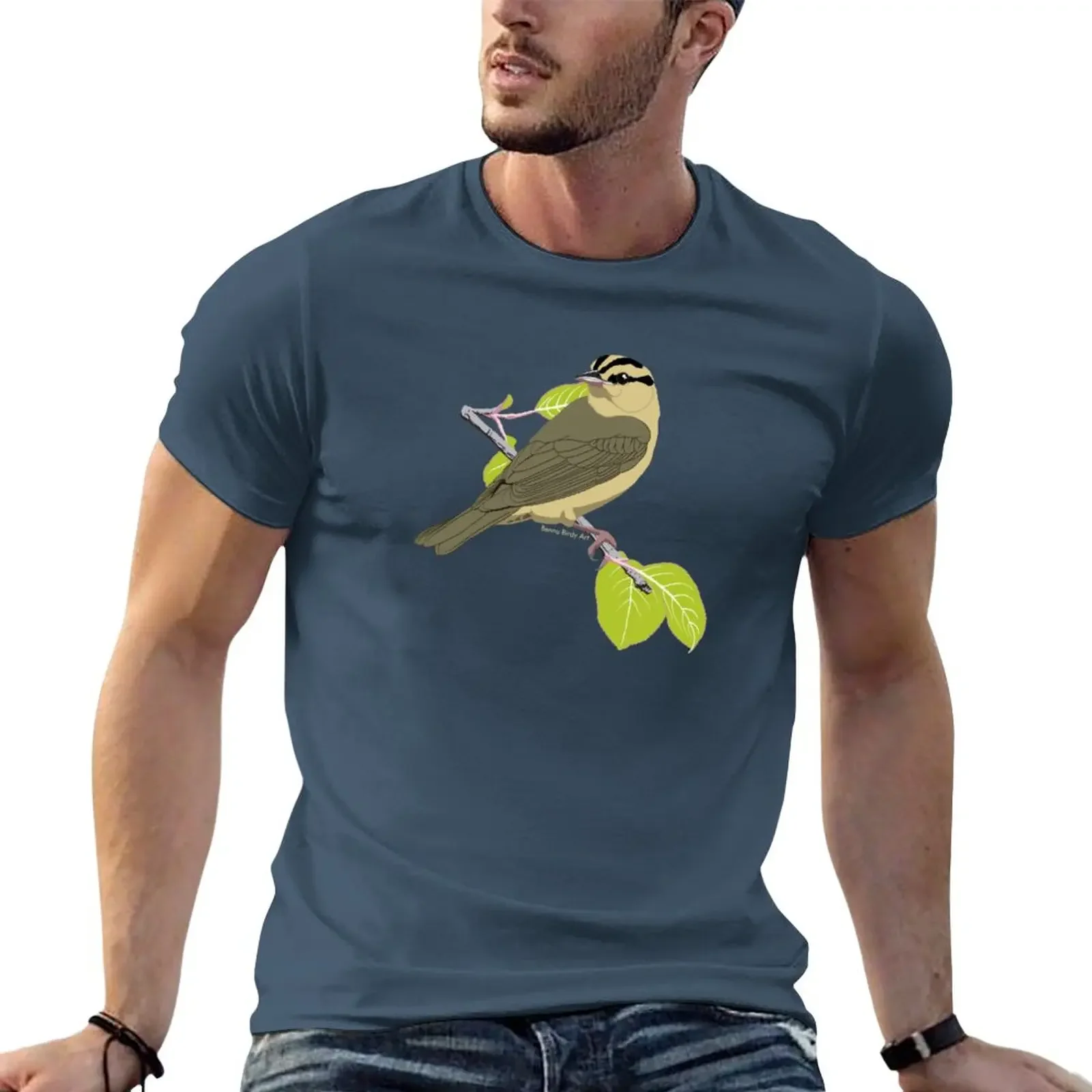 

Worm-Eating Warbler T-Shirt hippie clothes summer top tees t shirt men