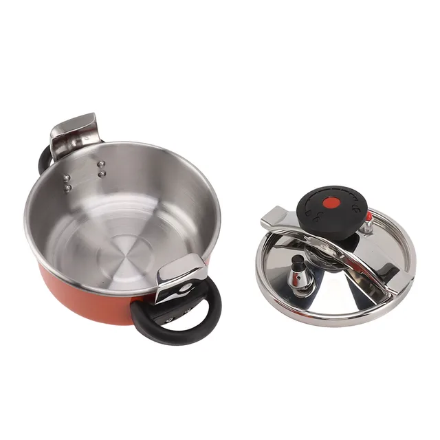 Mini Pressure Cooker Fast Cooking Intelligent  Frosted Knob 2L Stainless Steel Pressure Cooker for Induction 6