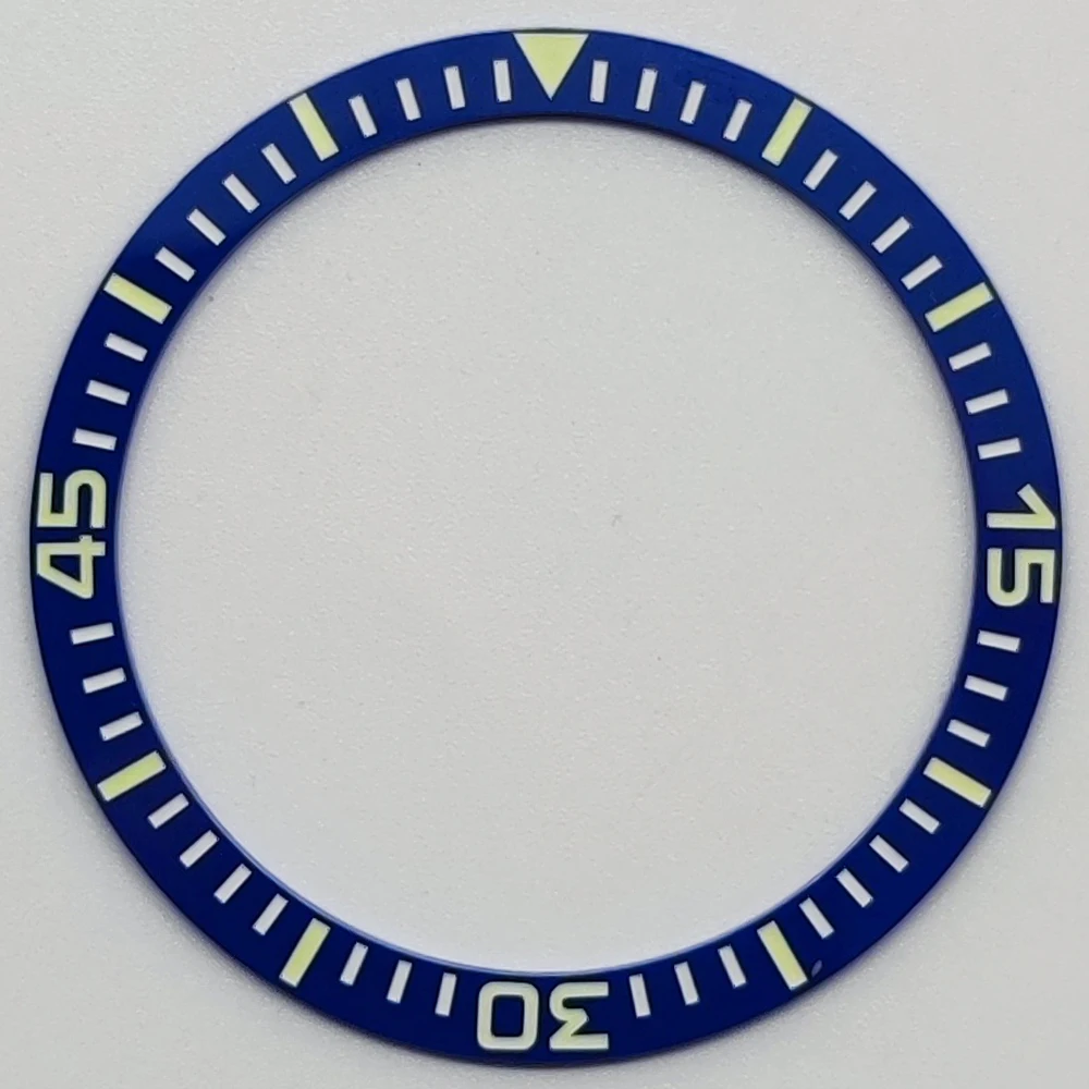 Multicolor Luminous Ceramic Watch Bezel Insert - 38mm