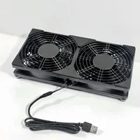 120mm 240mm Fan Router Cooling Fan DIY PC Cooler TV Box Wireless Silent Quiet DC 5V USB Power 12CM W/Screws Protective Net