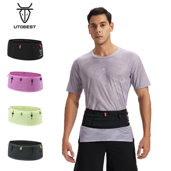 UTOBEST UTR301 Professional Marathon Running Belt Ultra-Light Race Number Belt Phone Holder Waist Bag Breathable Fanny Pack 1