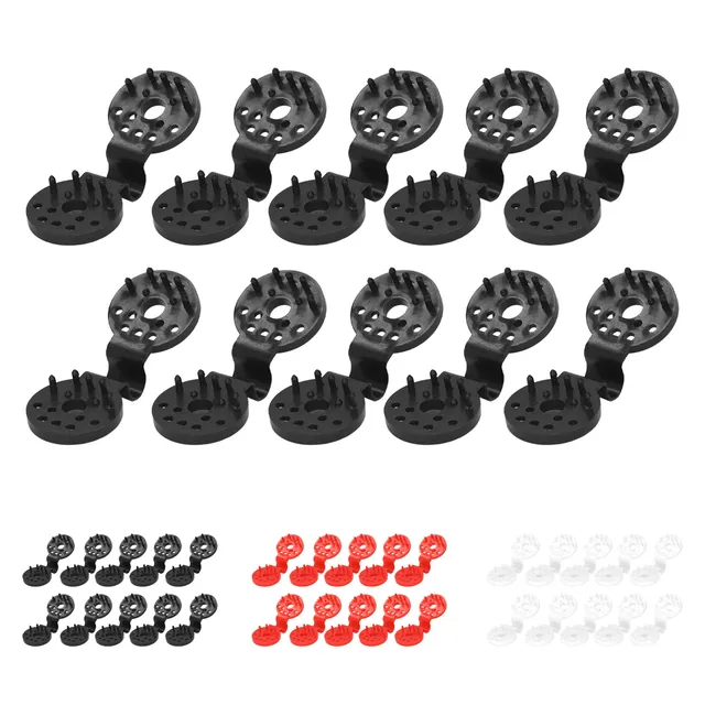 100Db Árnyalatú Kendő Műanyag Klipek Madárbiztos Árnyékos Ruhakliták Nagy Teherbírású Az Üvegházhatású Kültéri Kerthez