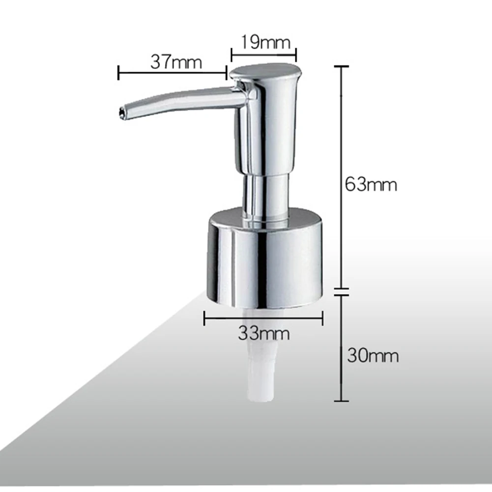 Soap Pump Head Liquid Lotion Dispenser Head Bathroom Liquid Soap Dispenser Toilet Hand Replace Lotion Shampoo Pump Tube 6