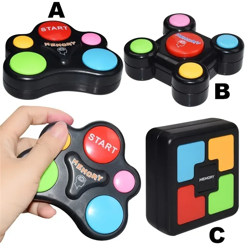 

Educational Memory Game Machine with Lights Sounds Toy Interactive Game Memory Training Game Machine Funny Toys for Children