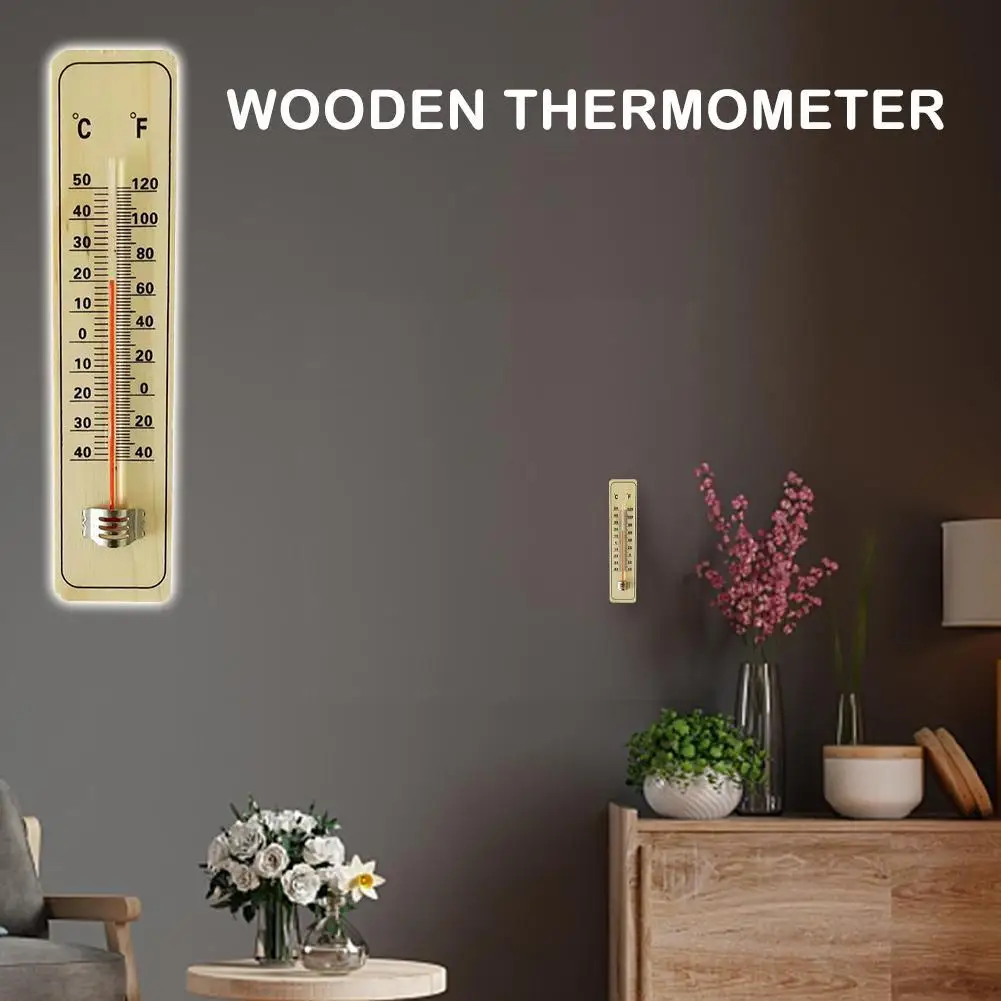 Indoor Outdoor Wall Thermometer - Garden House Garage House Office Room