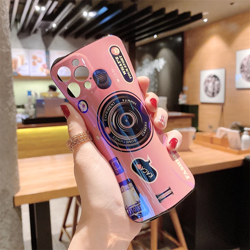 kawaii samsung cases Vintage Camera Ốp Lưng Dành Cho Samsung Galaxy Samsung Galaxy M10 M20 M30 M01 M02s M11 M21s M31s M51 M12 M22 M32 M42 M52 m62 5G Pop Giá Đỡ Bìa Mềm silicone case for samsung