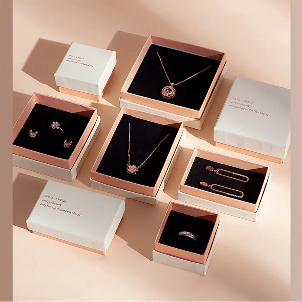 24pcs High Quality Jewelry Boxes Luxury Earring Ring Necklace Bracelet Jewellry Packaging Organizer Gift Case For Girl Friend