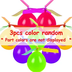 DIY Flying Balloon Helicopter Craft Kit | Creative Handmade Outdoor Fun & Party Favors (3pcs)